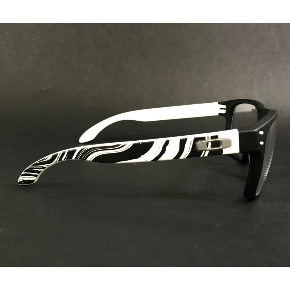 Oakley Eyeglasses Frames Holbrook OX8156-1556 Satin Black White Zebra 56-18-137